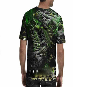 เสื้อยืดผ้าฝ้ายออร์แกนิคสำหรับผู้ชาย100% 220กรัมดีไซน์แบบปรับแต่งได้ - Product Image 2