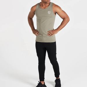 <b>Men's</b> Fitness Sports <b>Running</b> <b>Singlet</b> Custom Design Seamless Sublimation Quick Drying Breathable Racerback Tank Tops for Marathon - Product Image 6