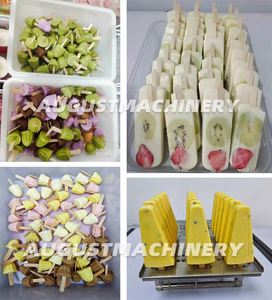 August thương mại tự động Stick <span class=keywords><strong>Ice</strong></span> Lolly <span class=keywords><strong>Pop</strong></span> Lollipop kẹo Tủ đông khuôn Popsicle Máy làm nhà sản xuất để bán - Product Image 6