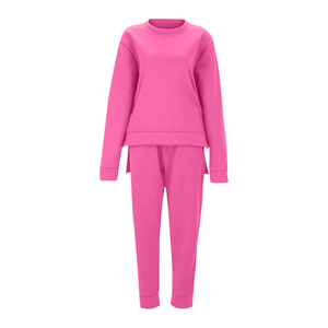 BD fournisseur gris couleur Slim Fit femmes sweats et pantalons de survêtement ensemble sweats et pantalons à la mode ensemble pour femmes - Product Image 5