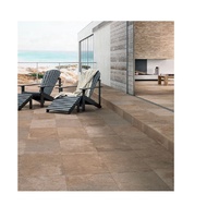 Mosaico de Piso KC Mate de 600x600 mm y 20 mm, de Porcelana, para Exteriores, para Piscinas, Antideslizante, Gris, Acabado Industrial Rugoso, ACCENTS