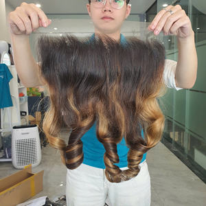 Venta caliente SDD 12A cutícula cruda alineada vendedores de cabello vietnamita huevo rizado pelucas de cabello humano hinchable - Product Image 2