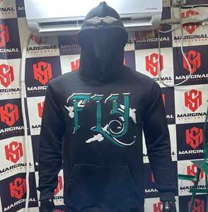 Sudadera con Capucha para Hombre, Forro Polar Ecológico, Estampado Personalizado con Logotipo, Transpirable, 300g, Ropa Casual de Invierno - Product Image 4