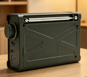 Radio DAB de Alto Rendimiento con Manivela, Panel Solar, Pantalla LCD a Color de 2'', Radio <span class=keywords><strong>FM</strong></span>, Batería Desmontable de 2000mAh - Product Image 3