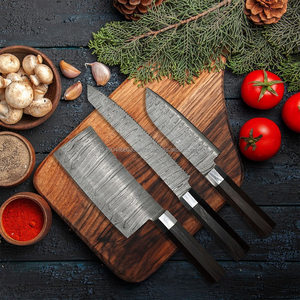 ชุดมีดเชฟ5ชิ้นสไตล์ญี่ปุ่นมีดทำครัวมืออาชีพด้ามไม้โรสวูดสแตนเลสผลไม้ - Product Image 6