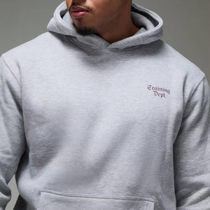 Sudadera con capucha de gran tamaño activa para hombre de alta personalización para hombre, sudaderas con capucha mezcladas estampadas de algodón, sudaderas con capucha para hombre, nuevo diseño básico de gran tamaño - Product Image 1