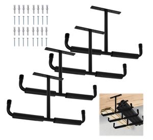 Lot de 2 crochets de <span class=keywords><strong>rangement</strong></span> pour <span class=keywords><strong>plafond</strong></span> en métal robuste pour suspendre des articles de vaisselle volumineux - Product Image 2