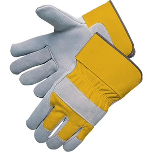 Guantes de trabajo de alta calidad de cuero dividido de vaca Guantes de seguridad industrial personal de alta resistencia suaves y cómodos - Product Image 4