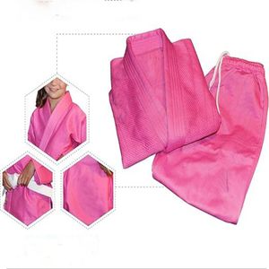 Unisex Mid-<b>Weight</b> BJJ Kimono Latest Design Sportswear for Adults Custom Logo <b>Free</b> OEM Service with Belt Polyester/Cotton 220g - Product Image 4