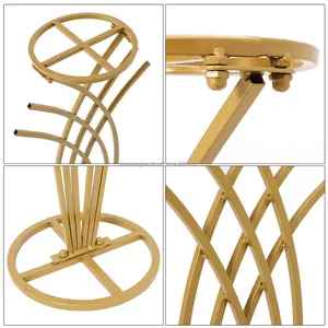 ฉากหลังสีทองสำหรับถ่ายภาพงานประดิษฐ์โลหะดอกไม้ตกแต่งงานประดิษฐ์โลหะราคาไม่แพง - Product Image 5