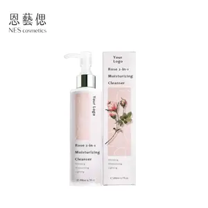 Customized Private Label 200mL Deeply and Gently Cleanse Skin Cleanser Whitening Moisturizing Face Wash