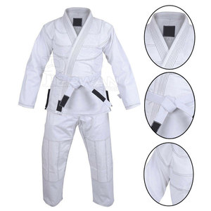 ชุดสูท BJJ GI ทำจากผ้าฝ้าย100% น้ำหนักเบาระบายอากาศได้ดีสีทึบ - Product Image 6