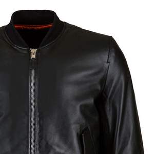 เสื้อโค้ทหนังสำหรับผู้ชายเสื้อแจ็กเก็ตแฟชั่นสำหรับผู้ชายสำหรับใส่กลางแจ้งออกแบบโลโก้ได้ตามต้องการ - Product Image 6