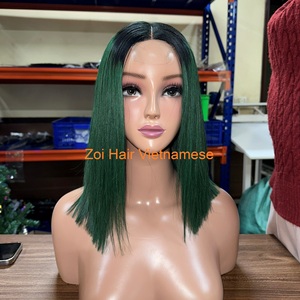Meilleure vente produits capillaires Perruques Bob Cheveux humains Cheveux vietnamiens bruts Perruques soyeuses et droites pour femmes noires Silky Smooth - Product Image 1