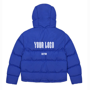 Manteaux à bulles OEM de haute qualité pour hommes Veste matelassée promotionnelle en nylon avec conception personnalisée Tissu en toile unisexe - Product Image 2