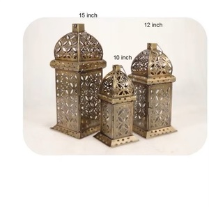 Moraccan Iron and <b>Glass</b> <b>Lanterns</b> - Product Image 1