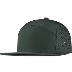 Venta al por mayor de 6 paneles de malla Snapback estilo ajustable de alta calidad Snapback Cap logotipo personalizado precio de fábrica para la ropa de calle - Product Image 1