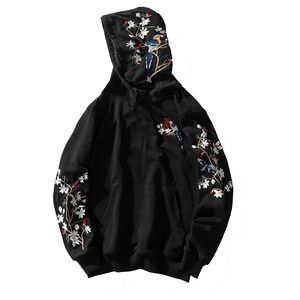 เสื้อฮู้ดผ้าฝ้ายปักลายสำหรับผู้ชายน้ำหนักเบาและเป็นมิตรกับฤดูใบไม้ผลิ - Product Image 4