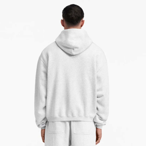 Vente en gros OEM Sweat à capuche zippé pour hommes de haute qualité, confortable pour l'hiver, décontracté 100% coton polaire Streetwear avec impression personnalisée - Product Image 2