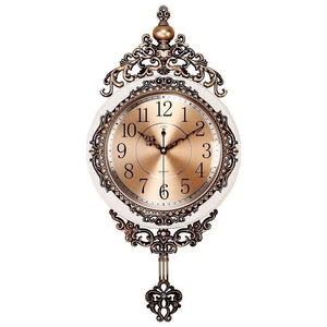 Orologio <span class=keywords><strong>da</strong></span> Parete Moderno e Silenzioso, Personalizzabile, Grande, Dorato, Decorativo in Metallo per Soggiorno - Product Image 4