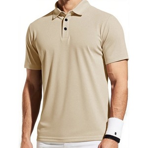 Polos para Hombre, Camisas de Trabajo Informales con Solapa, Manga Corta, Estampado Moderno Básico, Botones de Bloque, Ajuste Regular de Verano - Product Image 1