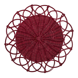 Flower Colorful Placemats Vintage Style <b>Rattan</b> Placemat for Wedding Events Home Table Pads <b>Place</b> <b>Mats</b> Plates Decorations - Product Image 4