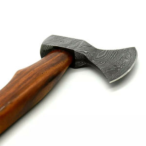 Outil à main Hache à fendre à dos plat Lame en acier forgé de qualité industrielle pour le travail du bois Utilisation industrielle Bricolage Garantie de 3 ans - Product Image 3