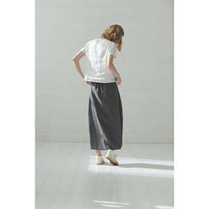 Long Linen <b>Skirt</b> Maxi A-Line Linen <b>Skirt</b>, Linen <b>Skirt</b> <b>with</b> Zipper Linen Bohemian <b>Skirt</b>, Wide Linen <b>Skirt</b>, Ellementree Clothing - Product Image 4