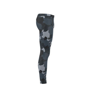 Meilleure vente de leggings de yoga pour hommes taille élastique en polyester mélangé confortable avec pantalon à motif solide par sublimation - Product Image 3