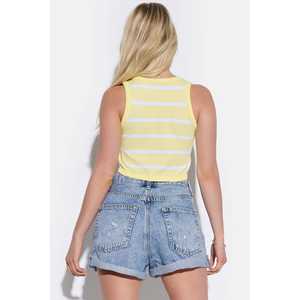 Blusa Casual con Cuello Halter 100% Poliéster - Product Image 4