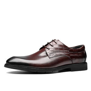 Chaussures de bureau en cuir véritable pour hommes avec semelle extérieure résistante à l'usure et semelle intérieure respirante, chaussures formelles - Product Image 2