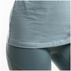 Camiseta sin mangas transpirable de secado rápido hecha de algodón de calidad Premium Camiseta sin mangas de algodón orgánico para mujer 2025 Camiseta sin mangas acolchada para mujer - Product Image 3