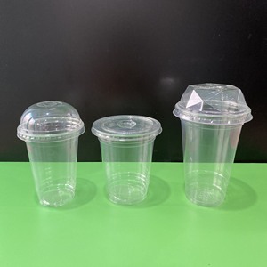 Gobelet en plastique pour boissons froides, style moderne, prix d'usine, gobelet en plastique PET, 10 oz, 16 oz, 22 oz, diamètre 93/98 mm, gobelet à thé à bulles jetable à emporter - Product Image 3