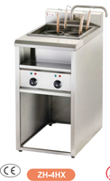 Cuiseur à pâtes électrique à convection ZH-4HX, 4 paniers verticaux, bouilloire à nouilles en acier inoxydable, machine de cuisson de pâtes commerciale