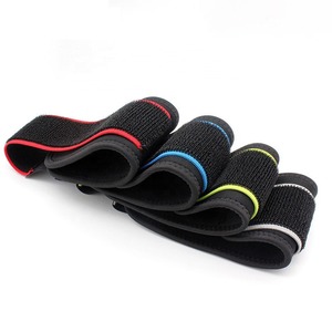 Low Price Customizable Summer Breathable Wrist Wraps for Gym Powerlifting Polyester & Cotton Hook and Loop Closure - Product Image 1
