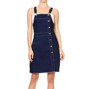 High Waist Dungaree Dress,Breathable Stylish Fashionable Dungaree Dress For Sexy Ladies
