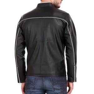 Nouveauté Veste motard en cuir de qualité supérieure pour hommes, tenue tendance Offre Spéciale, veste à bas prix pour hommes - Product Image 5