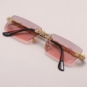 Eyeglasses Studded With Moissanite Diamonds Ideal <b>for</b> Everyday Wear unique Designer Luxury <b>Sunglasses</b> - Product Image 2