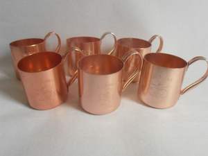 Livraison rapide en usine 450ml Moscou Mule Cuivre Tasse 100% Pur Cuivre ÉPAIS avec Forte Poignée Rivetée par Mules En Cuivre - Product Image 6