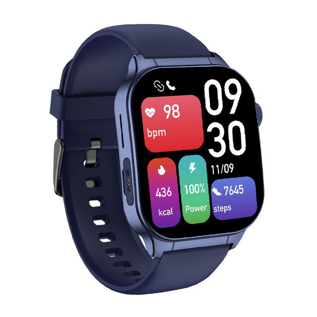 4G Smart Watch with Sim Card 1.96 Inch Amoled Screen IP68 Waterproof HD Video Call Men Sports Android IOS Compass