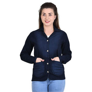2024 nouveau Style personnalisé femmes Denim Jean vestes Style de montage Denim coton Jean décontracté mince femmes veste avec service OEM - Product Image 3