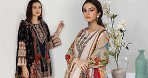 Élégante nouvelle robe de pelouse pakistanaise indienne vente chaude prête à porter 3 pièces manches longues salwar kameez - Product Image 4