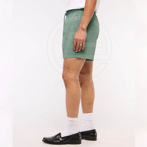 Short athlétique en nylon décontracté solide pour homme-Taille légère, respirante et élastique à séchage rapide - Product Image 3