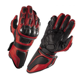 Guantes de Motocicleta de Cuero Deportivo Unisex de Alta Calidad, Color Personalizado, Recubiertos de Poliuretano, Antideslizantes, Diseño de Dedos Completos con Gancho - Product Image 6