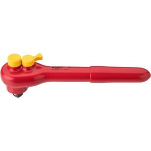 Hazet Reversible Ratchet Square <b>Wrench</b> 1/2'' with Protective 1000V Insulation - Product Image 1