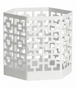 Porte-bougie moderne en métal vert avec revêtement en poudre, découpe géométrique, lanterne cylindrique décorative pour bougie chauffe-plat, décoration d'intérieur - Product Image 5