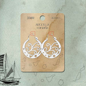 Anello 21719 canarino 30mm viti in acciaio argento per categoria di prodotto - Product Image 2