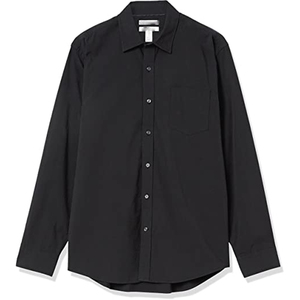 Camisa de vestir de hombre de buena calidad superventas, franela antiarrugas impresa con logotipo profesional para la opción de logotipo personalizado de primavera - Product Image 3