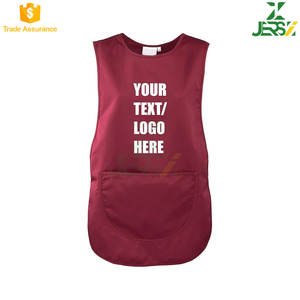 Delantal de Trabajo Personalizado Premium con Bolsillo, Bordado, de Algodón, para Mujer, para Limpieza, Servicio de Bar, Tela Resistente y Reutilizable - Product Image 3