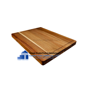 เขียงไม้อาคาเซียสำหรับหั่นของตกแต่งบ้านจากผู้ผลิตในเวียดนามขายส่ง - Product Image 2